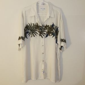 Vtg 80s puerre cardin  MEN'S Hawaiian t shirt